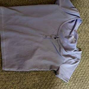 Hollister Lavender Ribbed Top